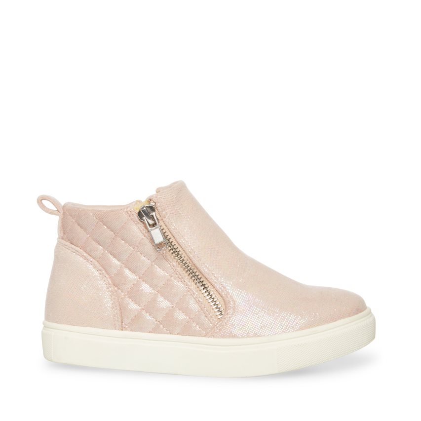 Pink Steve Madden Areggie Kids\' Sneakers | PH 1352VQK